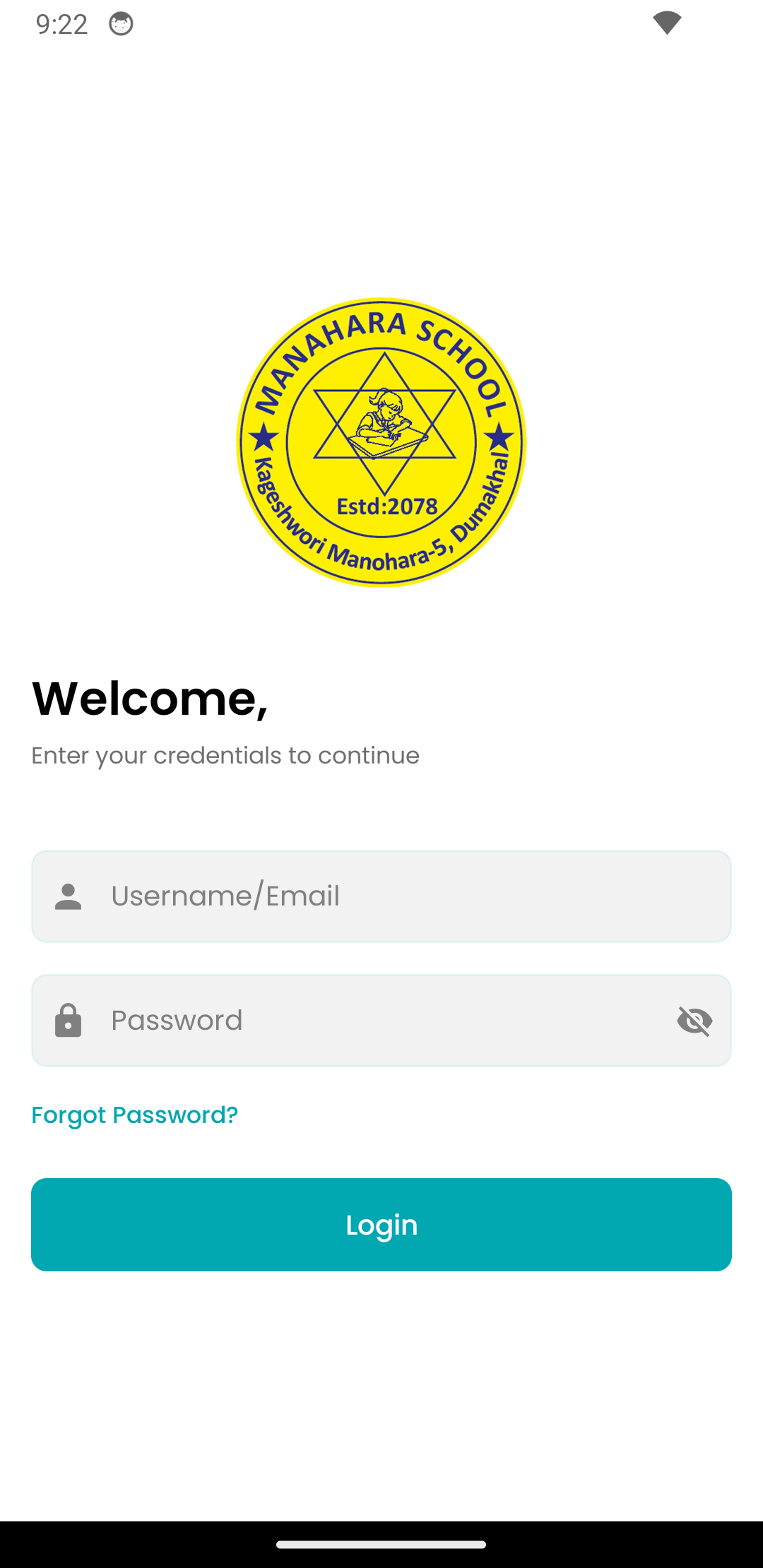 Manahara School Mobile App Preview